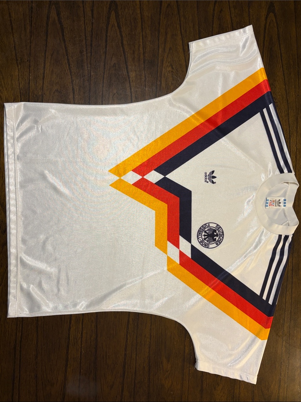 Authentic Vintage West Germany Adidas Soccer Jersey – Mint Condition - Picture 3 of 7